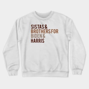 B&S for Biden& Harris Crewneck Sweatshirt